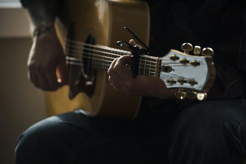 Man playing guitar